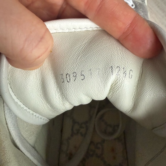 Gucci Baling Fabric Nappa Moorea Interlocking G men's high-top sneaker US12 - Picture 8 of 13